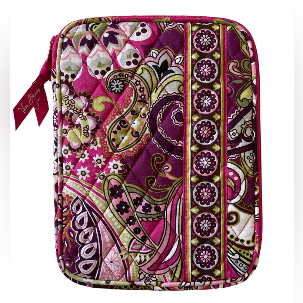 VERA BRADLEY Kindle Mini iPad Tablet Sleeve Very Berry Paisley